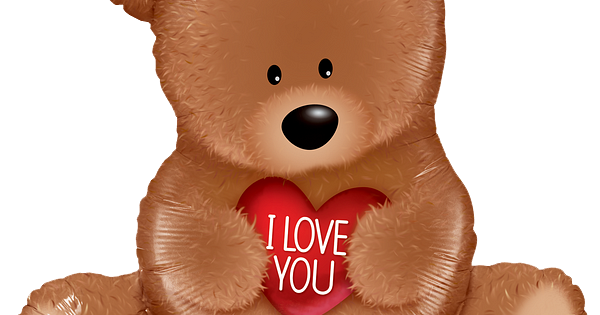 i love you bear clipart